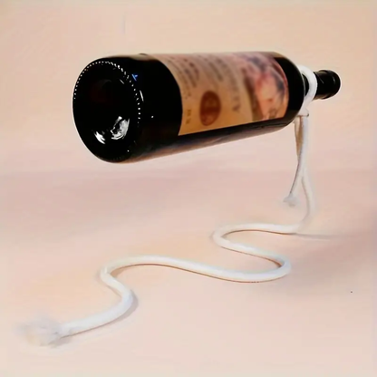 Magic Rope Bottle Holder - Stainless Steel Floating Illusion Bottle Holder Gift for Kitchen Home Decoration