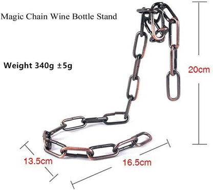 Magic Chain Bottle Holder - Floating Illusion Chain Bottle Holder Gift for Kitchen Home Decoration